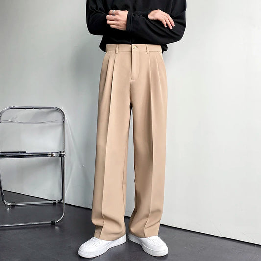 Ko Ramce Solid Color Formal Suit Pants